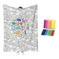 🎨 Couverture DIY à Colorier – Lavable et Réutilisable
