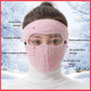 Masque facial coupe-vent d'hiver – Masque chaud en polaire avec visière pour le cyclisme et les activités extérieures