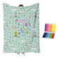 🎨 Couverture DIY à Colorier – Lavable et Réutilisable