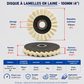 Disque de Polissage en Laine pour Meuleuse d’Angle – Finition Miroir Brillante, Durable & Polyvalent 🔧🪞