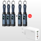 🔌 Câble de charge 4 en 1 avec affichage numérique et anneau porte-clés – charge rapide, résistant aux nœuds et compact ⚡🔑【Offre Limitée】