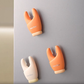 🧲 Gadget de cuisine pince crabe 2-en-1 épluche ail gingembre aimant réfrigérateur 🧄