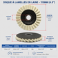 Disque de Polissage en Laine pour Meuleuse d’Angle – Finition Miroir Brillante, Durable & Polyvalent 🔧🪞