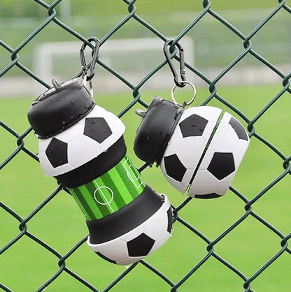 ⚽ Gobelet pliable en silicone 2026 forme ballon 💧 Portable & Résistant aux chocs