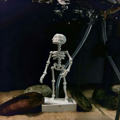 💀 Décoration d'aquarium squelette dansant