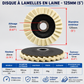 Disque de Polissage en Laine pour Meuleuse d’Angle – Finition Miroir Brillante, Durable & Polyvalent 🔧🪞