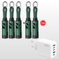 🔌 Câble de charge 4 en 1 avec affichage numérique et anneau porte-clés – charge rapide, résistant aux nœuds et compact ⚡🔑【Offre Limitée】