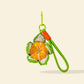 🍊 Porte-clés Mandarine Tricotée