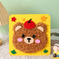 Conjunto de bonecas bordadas DIY