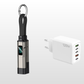 🔌 Câble de charge 4 en 1 avec affichage numérique et anneau porte-clés – charge rapide, résistant aux nœuds et compact ⚡🔑【Offre Limitée】