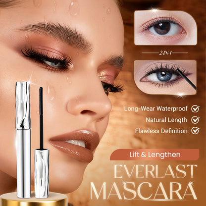 ✨ Mascara à fibres waterproof - Longueur et courbure intenses grâce à des fibres enrichies pour un volume sans paquets toute la journée 🌟