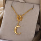☀️🌙 Collier Soleil & Lune – Élégant Collier pour Femme