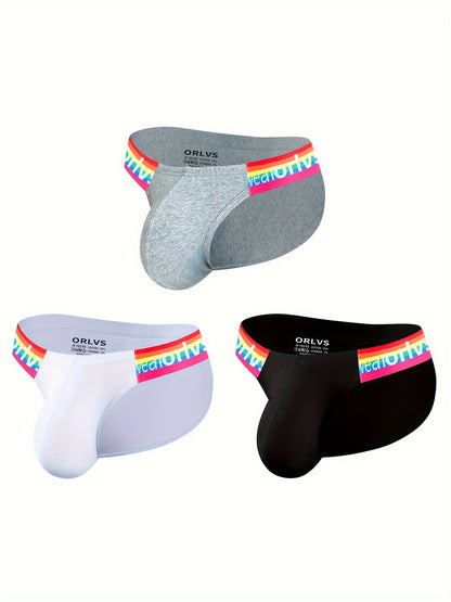 3-pack Rainbow Band herenmode katoenen slips