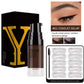 💖 Kit sourcils 2 en 1 : gel coloré pour sourcils + pochoirs pour sourcils ✨💄
