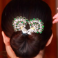 Pince à cheveux paon élégante pour coiffures chignon stylées 2026