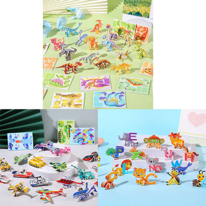 ✨💡Puzzle d'apprentissage créatif pour enfants – Jouet 3D🎁👦👶🧒