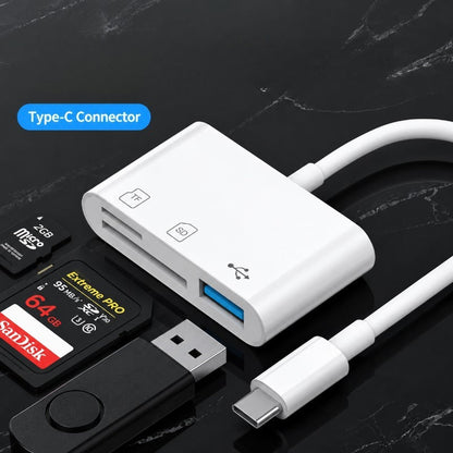 📱✨ Lecteur de cartes SD et TF multifonction – Adaptateur OTG pour téléphone et tablette