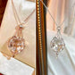 ✨ Collier pendentif attrape-rêves en cristal scintillant