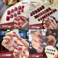 Patchs pour ongles œil de chat mystérieux avec gomme gélifiée (24 pièces)