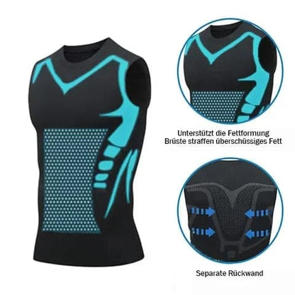 🔥💪 Débardeur d'entraînement extensible pour homme – Coupe ajustée avec motif