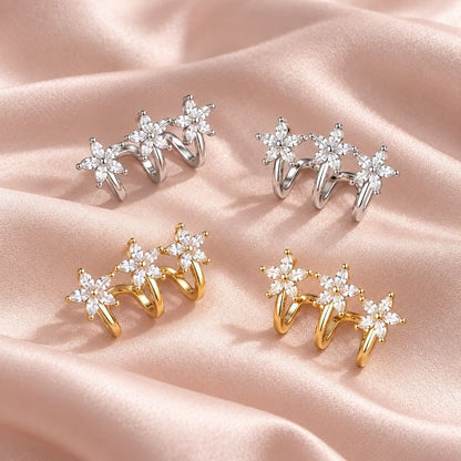 🌸 Boucles d’Oreilles Femme Vintage à Fleurs – Bijoux Élégants