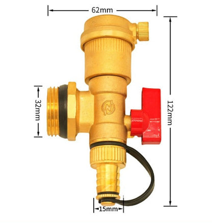 🔧💧 Purgeur d’air automatique en laiton – Chauffage