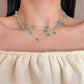 ✨ Collier à Étoiles Bleues Superposées pour Femme – Chaîne Scintillante au Niveau de la Clavicule