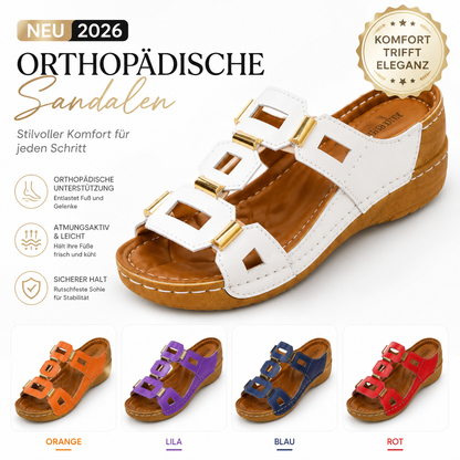 🔥 Nouveauté 2026 : Sandales compensées unies avec découpes — Super confortables ! 👍