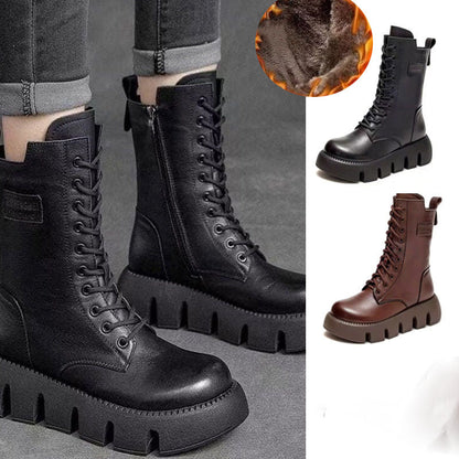Novas botas ortopédicas de couro da moda 2025