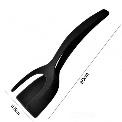 🍳✨ Spatule 2-en-1 en Nylon Résistant à la Chaleur