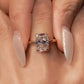 💍✨ Set de 3 Bagues en Diamants de Laboratoire – Design Carré Tendance