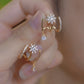 ✨ Boucles d’Oreilles Étoile à Huit Branches Ultra-Scintillantes