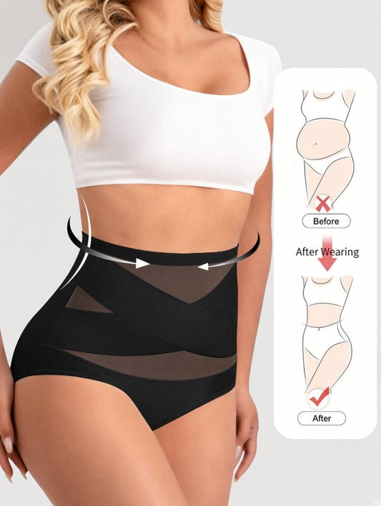 ✨👗 Culotte Gainante Taille Haute – Effet Sculptant & Maintien du Ventre