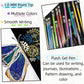 ✨ Stylos Gel Pailletés 18 Couleurs pour Journaling, Loisirs Créatifs et Écriture Créative