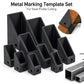 🔧 Lot de 9 Gabarits d’Angle pour Tubes Carrés en Métal