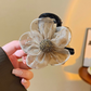 🌺2026 Nouvelle pince à cheveux élégante en tulle, motif tournesol – Design floral luxueux et volumineux
