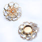 ✨ Bouton fleur en strass élégant pour col de chemise et décoration