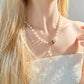 🌸 Élégant collier de camélia en perles au design floral romantique