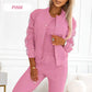 Ensemble veste et pantalon de baseball trois pièces pour femme