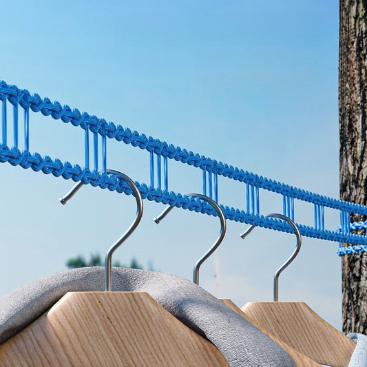 🧺✨ Corde à Linge Coupe-Vent – Antidérapante pour l’Extérieur 3 m