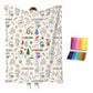 🎨 Couverture DIY à Colorier – Lavable et Réutilisable
