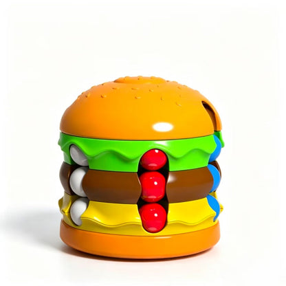 🍔✨ Jouet Fidget Burger Rotatif à 360° – Anti-Stress & Jeu de Réflexion