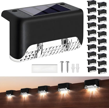 ☀️ Lampe de sol solaire – Automatique et Étanche