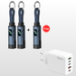 🔌 Câble de charge 4 en 1 avec affichage numérique et anneau porte-clés – charge rapide, résistant aux nœuds et compact ⚡🔑【Offre Limitée】