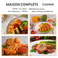 ✨ Autocuiseur multifonctionnel grande capacité avec revêtement antiadhésif – Technologie 10 en 1 avec 8 niveaux de pression pour une cuisson saine et rapide 🍲⚡