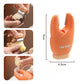 🧲 Gadget de cuisine pince crabe 2-en-1 épluche ail gingembre aimant réfrigérateur 🧄