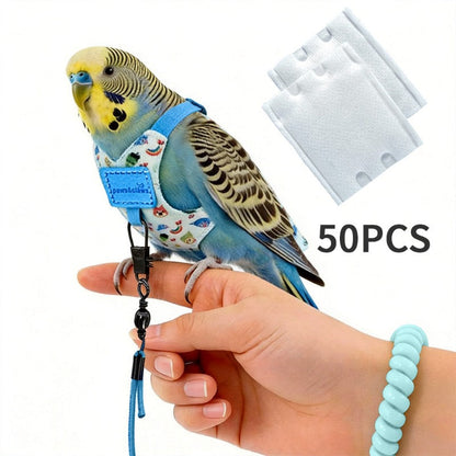 🦜✨ Harnais pour Oiseau avec Laisse – Sortez Ensemble en Toute Sécurité