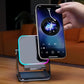 🔊 Support Téléphone avec Enceinte et Lumières LED d’Ambiance