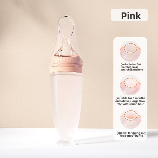 🍼 Cuillère d'alimentation pour bébé en silicone de qualité alimentaire : pour des repas plus faciles et plus confortables