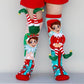 🎄🧦 Chaussettes de Noël Amusantes avec Lutins – Accessoires 3D
